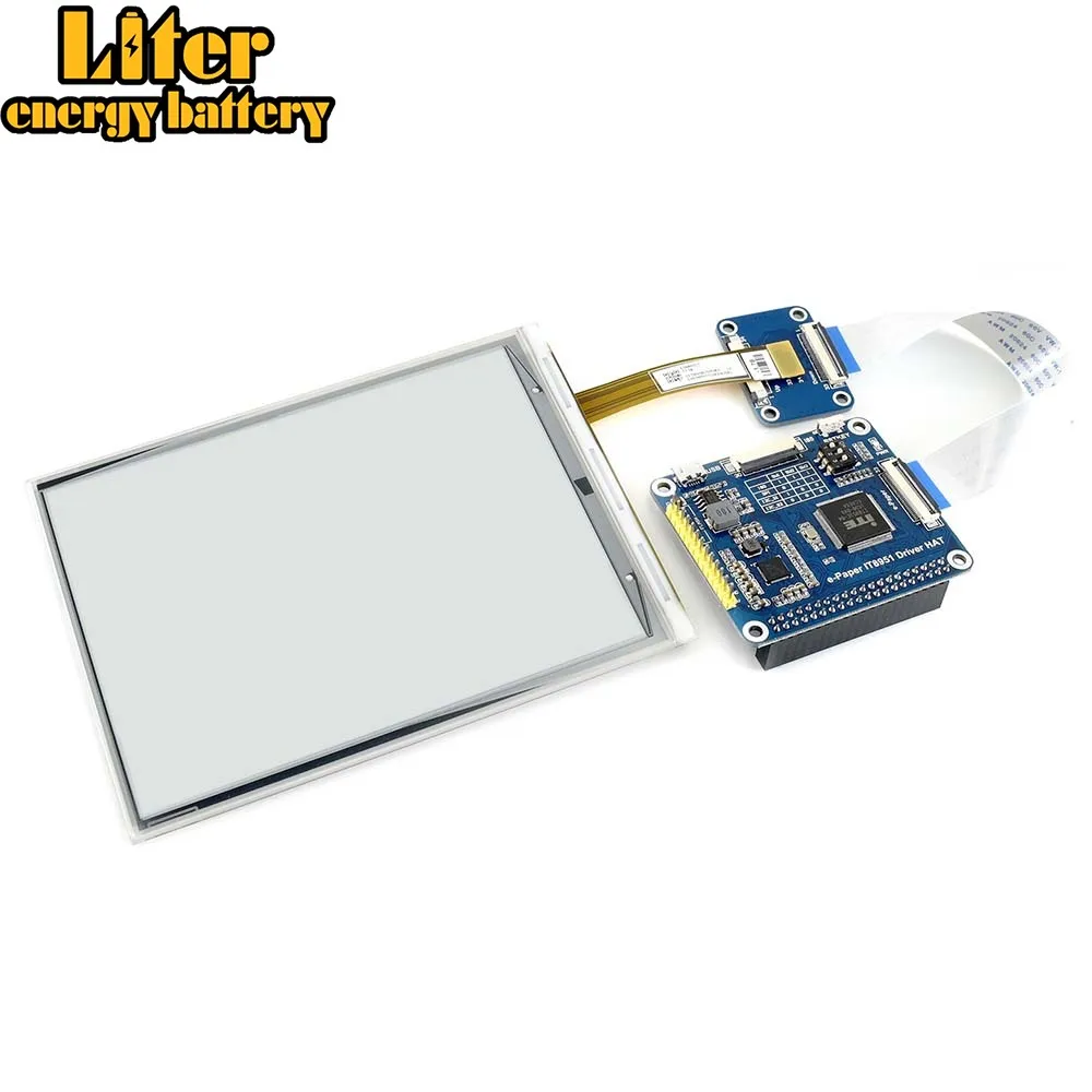 6-дюймовый E-Ink дисплей Waveshare для Raspberry Pi 800*600 IT8951controller USB/SPI/I80/I2C интерфейс четкий |