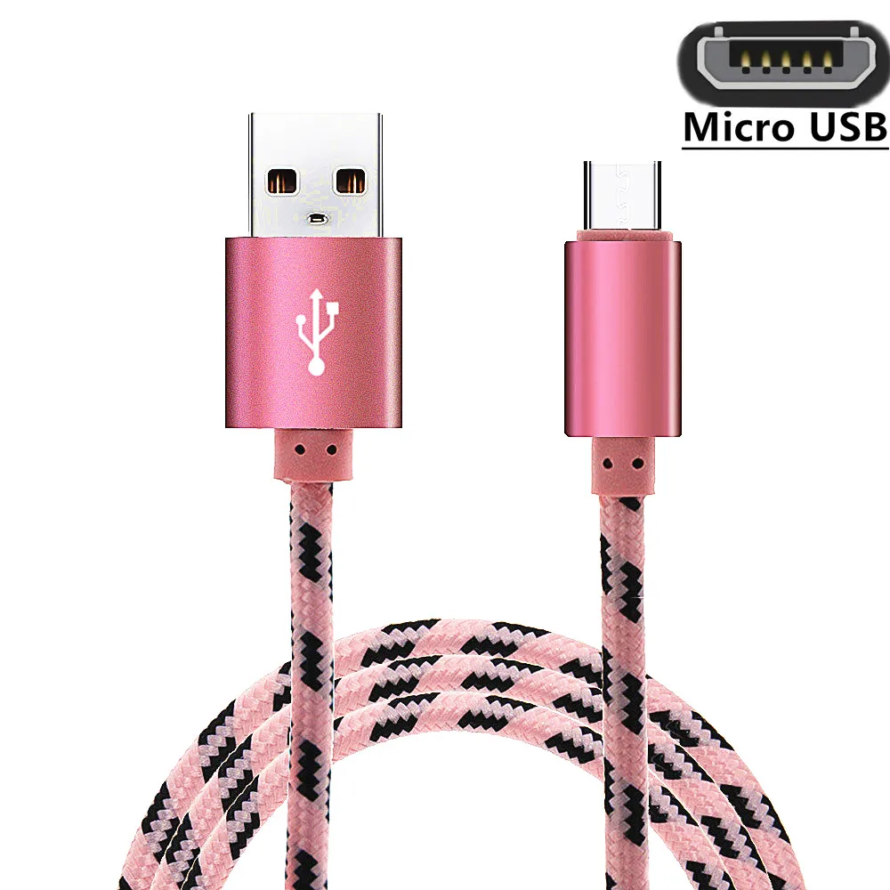 0,25 м/короткий 2 м 3 м Micro Usb телефонный кабель Usb кабель для передачи данных для huawei 8X P10 Lite P Smart Plus Y9 Asus телефон Lenovo зарядное устройство провода - Цвет: Розовый