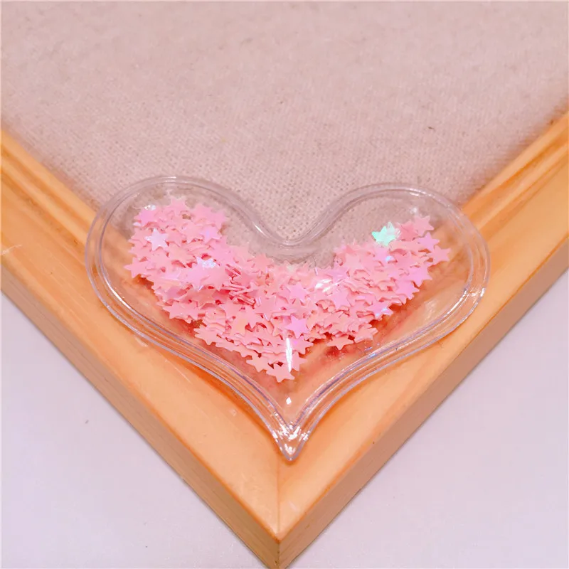 8 шт./лот прозрачные Блестящие Блестки струящаяся звезда аппликации для детей