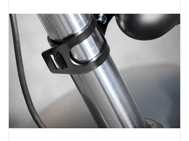 Черные алюминиевые поворотные кронштейны крепление вилки зажим 30 мм 42 для