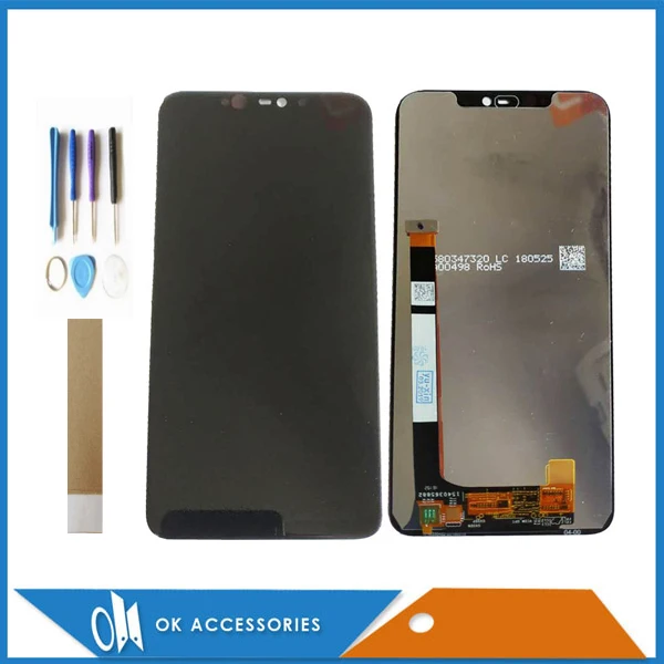 6,2 дюймов для BLU Vivo XI Plus V0311WW LTE ЖК-дисплей с сенсорным экраном дигитайзер черный цвет с инструментами лента