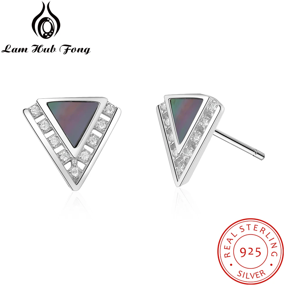 Серьги Mother of Pearl из стерлингового серебра 925 пробы геометрические серьги с
