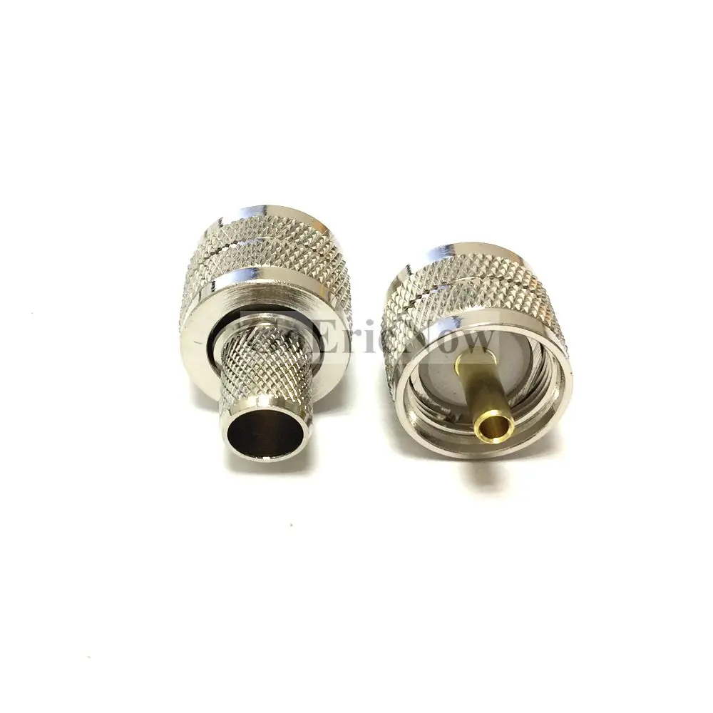 1 шт. RF Coax UHF Штекерный обжим PL259 коаксиальный разъем для LMR400 RG8 RG213 ОТРЕЗОК кабеля