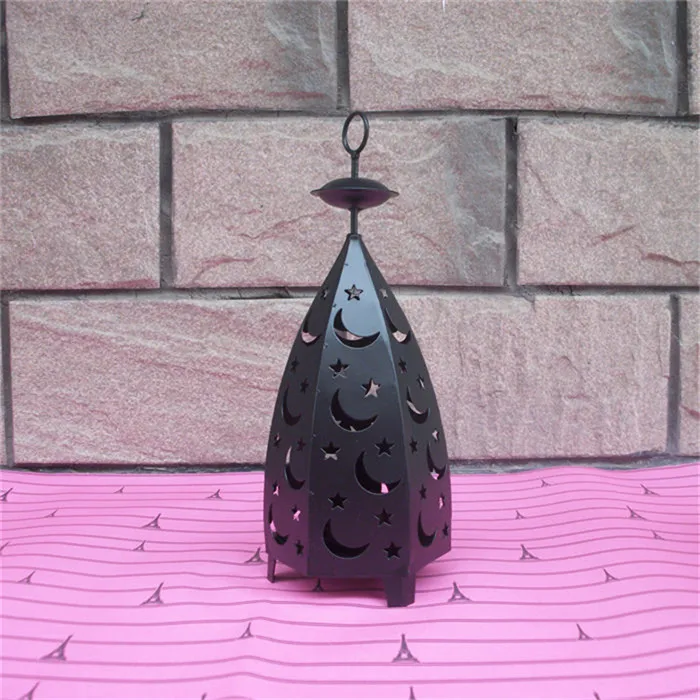 Candle Holder T Винтажные Ретро украшения для дома металлический Железный фонарик со свечой высокий большой портативный подсвечник Европейский чайный светильник подсвечник - Цвет: Candle Holder T