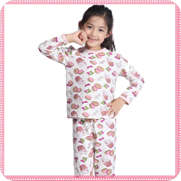 Baby Boy Girl Kids cotton Sleepwear Suits Toddler Pajama Children Clothing Print character Long Sleeve T-shirts Pants Nightwear | Детская