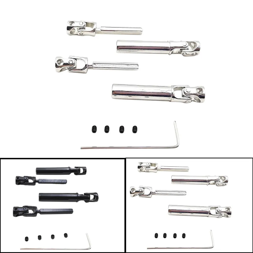 Детали модели автомобиля 2 шт металлический приводной вал шарнир CVD для WPL 1/16