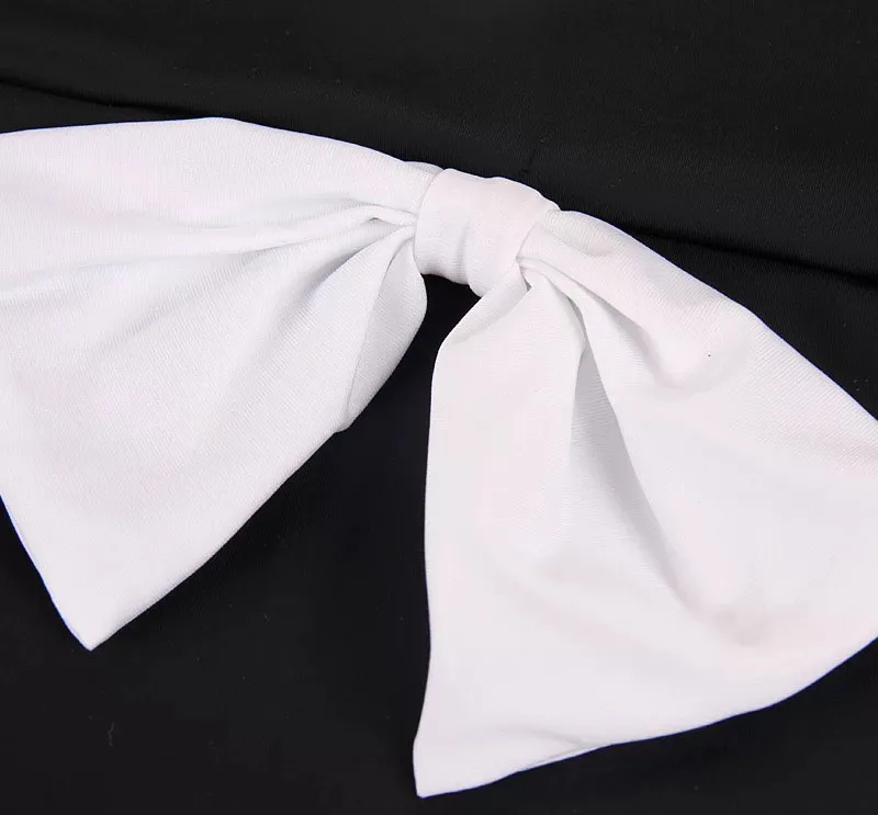 Женский сексуальный боди горничной для взрослых костюм черного трико аниме