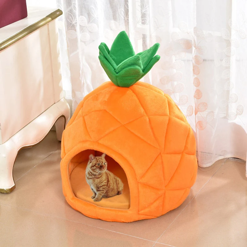 HEYPET кошка кровать домик для кошек коврик кровать собаки для маленьких собак и кошек зимние теплые креативные питомник складной домик для собак, кошек поставки