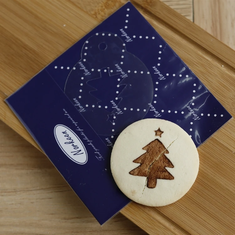 Трафарет для украшения рождественской елки трафаретная печать печатная пленка