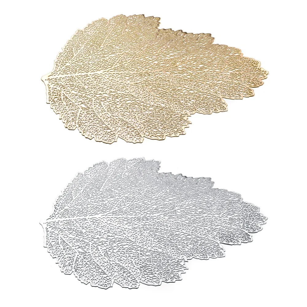 Коврик для стола имитация растений Листьев пвх декоративный Настольный коврик