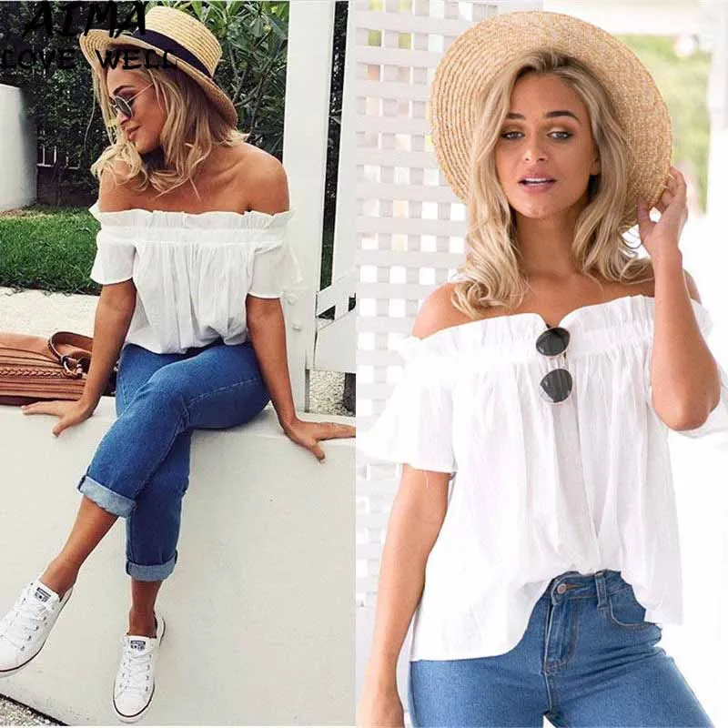 Новые модные летние Для женщин футболка стильная женская обувь Повседневное Slash