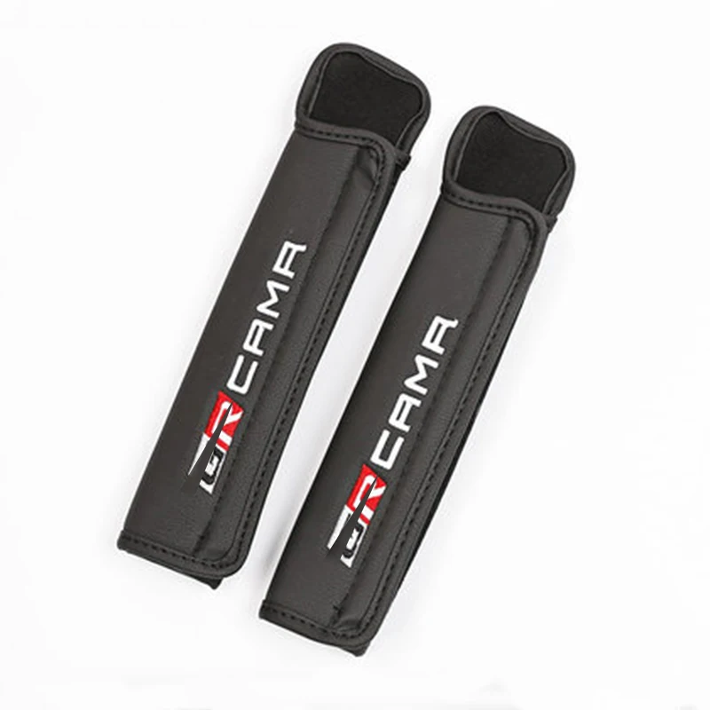 My Good Car Seat Belt Shoulder Cover Anti-Leather Cover Belt Cover for Toyota Camry 8th- Car accessories - Название цвета: black