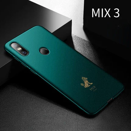 Mix 3 Зеленый для xiaomi mi Mix 2 Чехол mi x2 beast Forbidden City Жесткий ПК матовый чехол для xiaomi mi x 3 mi x3 защитный чехол - Цвет: Mix 3