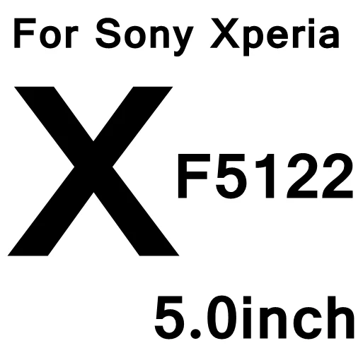 For Sony XF5122 9H HD защитное закаленное стекло для sony Xperia Z1 Z2 Z3 Z5 X Compact XZ E5 M5S36H L36H LT26i XF5122 Защитная пленка для экрана - Цвет: For Sony XF5122