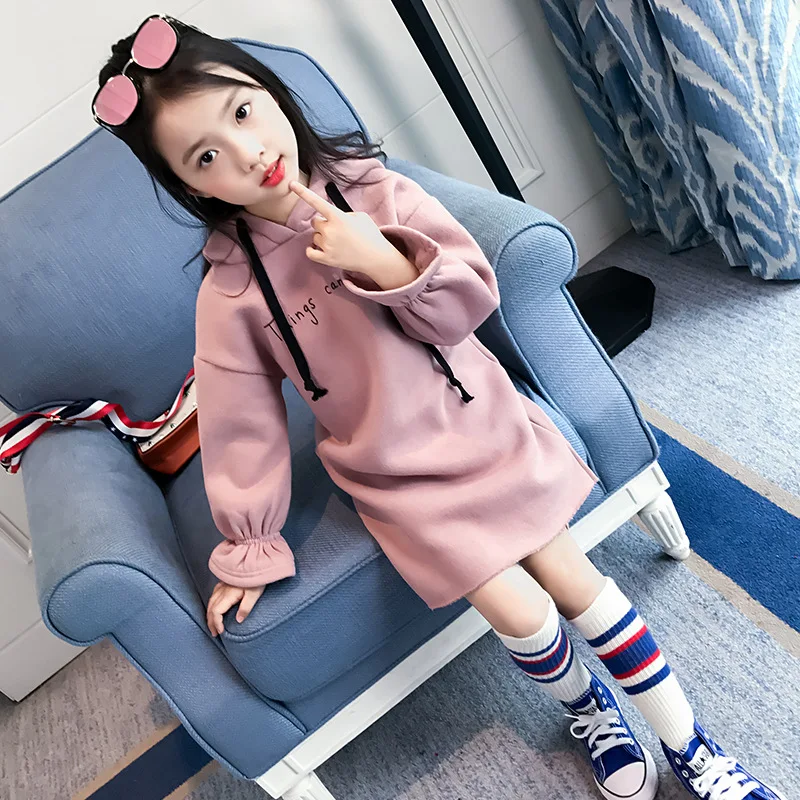 Детское платье с длинным рукавом средней длины | Мать и ребенок