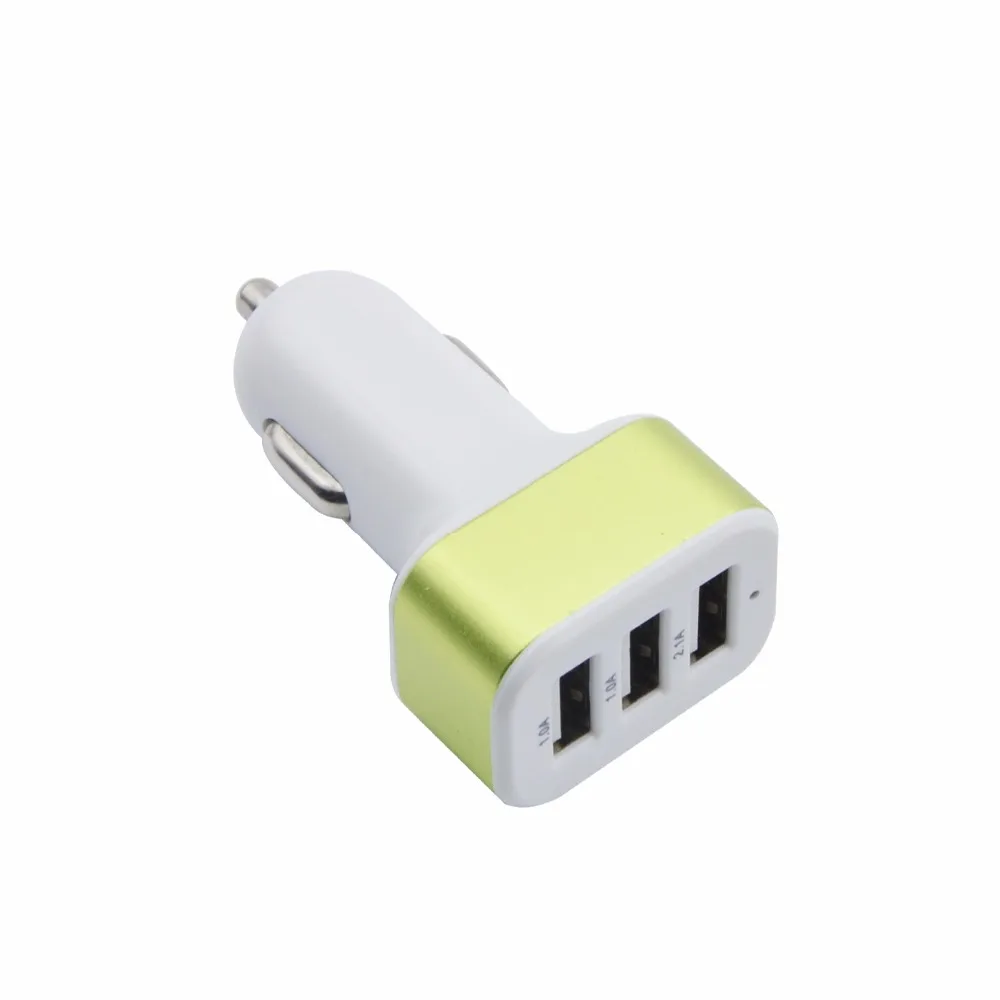 Тройное Универсальное USB Автомобильное зарядное устройство 3 порта
