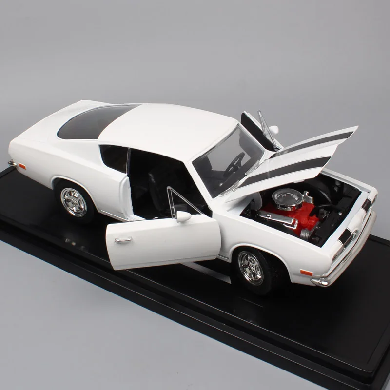 1:18 классические весы 1969 Chrysler Plymouth Barracude спортивные игрушки и транспортные средства миниатюрные автомобильные модели для детей