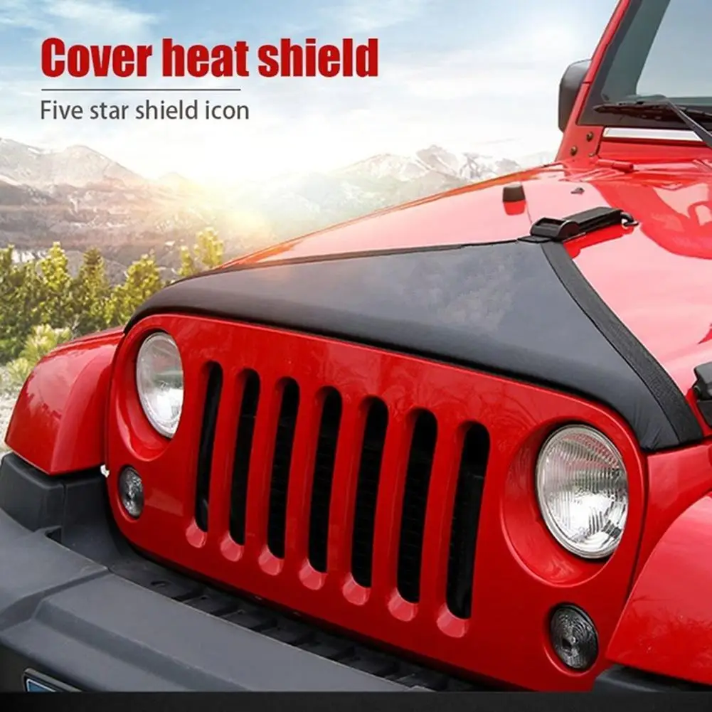 Брезентовый капот двигателя для Jeep Wrangler TJ 1997-2006 наружная Защитная крышка