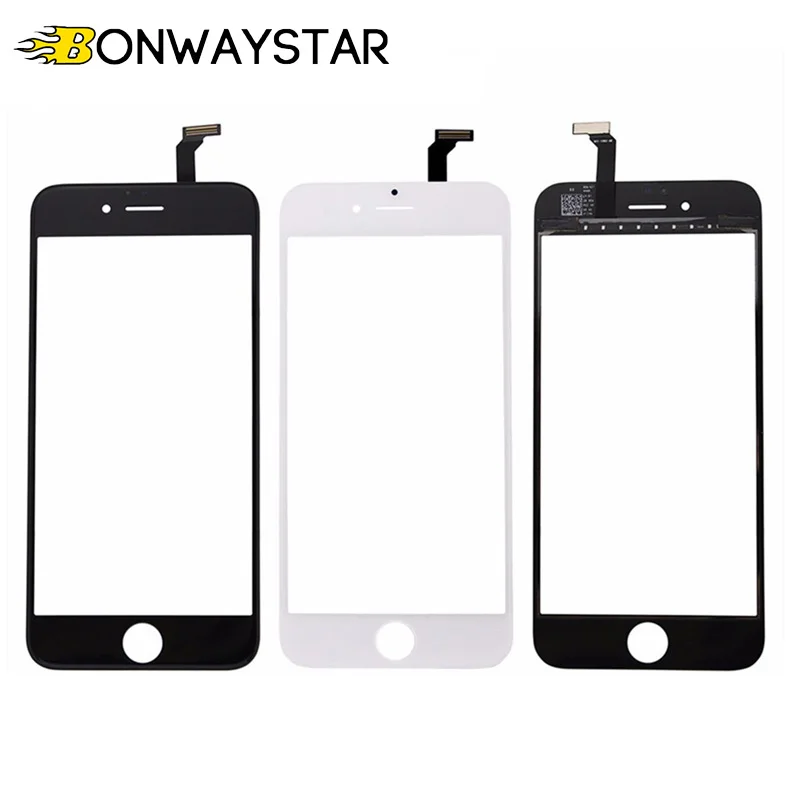 Высокое качество для iphone 4/4s сенсорный экран дигитайзер передняя внешняя