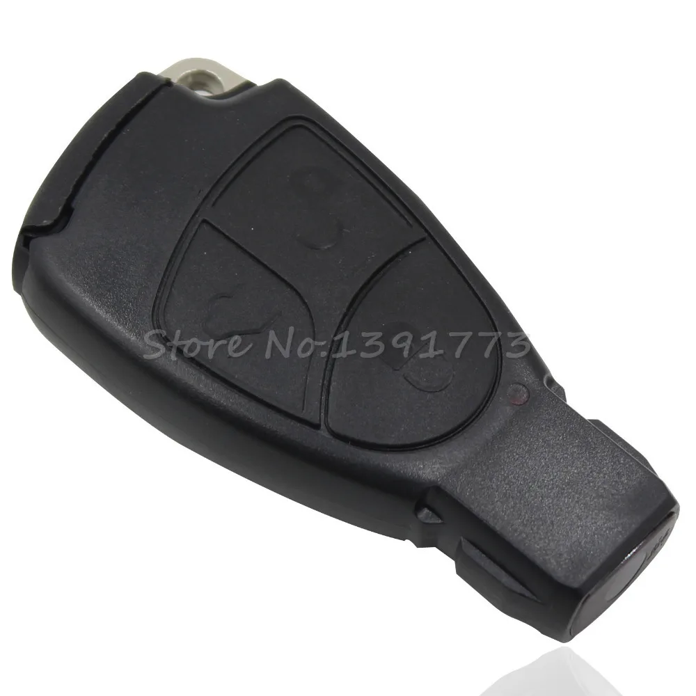 DANDKEY 3 кнопки Smart Remote Key Shell для Mercedes Benz MB C E ML S SL SLK CLK AMG мягкий держатель батареи
