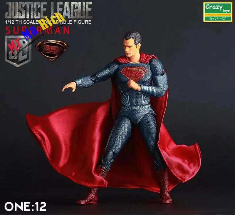 Pazzo Giocattoli супермен Figura бэтмен против Dawn Of Justice супер человек фигурка пвх кукла