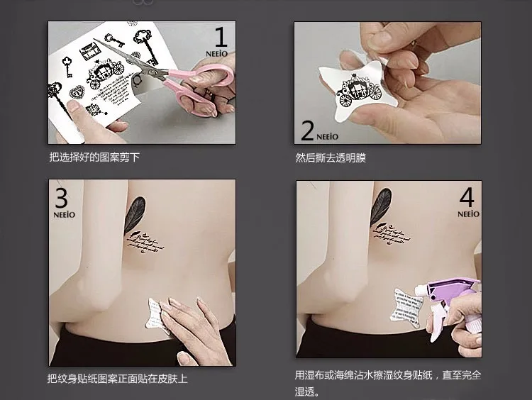 5 шт. водонепроницаемые Временные татуировки тотемы для женщин|temporary tattoo|fashion