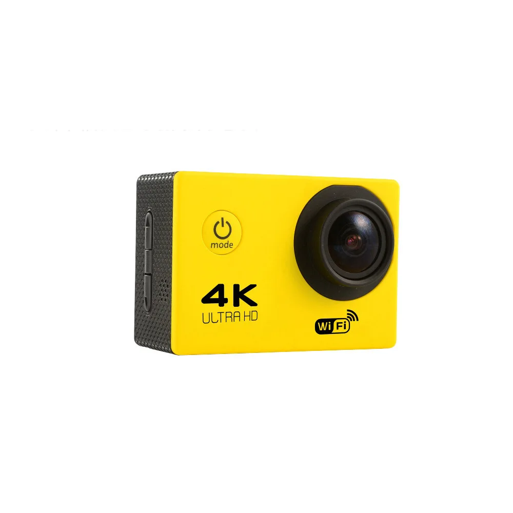 Цвет: желтый F600 F600R 4K Wifi Экшн-камера 16MP 170D Sport DV 30M 1080P Go Водонепроницаемая профессиональная камера для экстремальных видов спорта, видео, велосипедная камера на шлем, Автомобильная камера Dvr - Цвет: Цвет: желтый