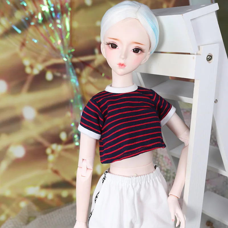 DBS наряды для 1/3 BJD куклы полосатая рубашка и слаксы одежда без обуви|Куклы| |