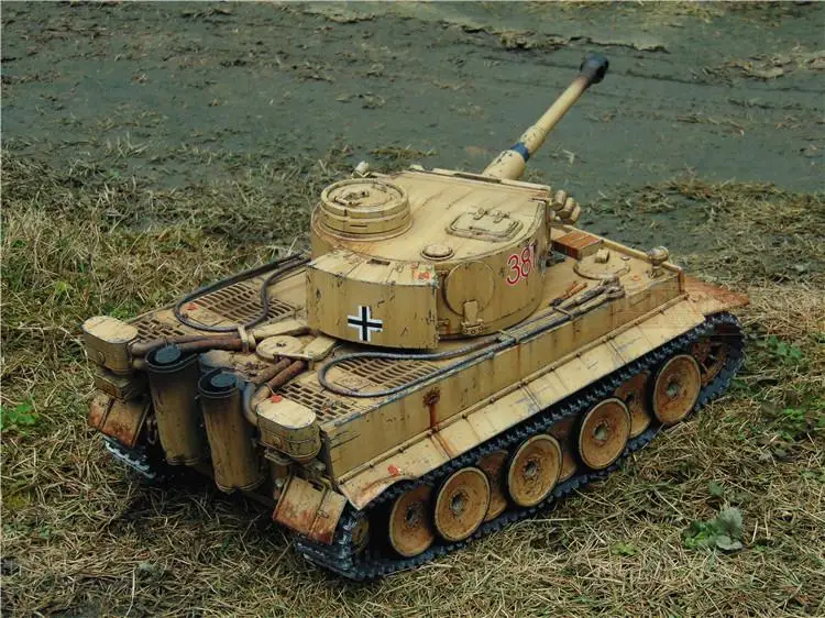 KNL хобби HENGLONG 1/16 Тигр радиоуправляемая модель танка пульт дистанционного управления от производителя Тяжелая нанесения краски, чтобы сделать старый обновления