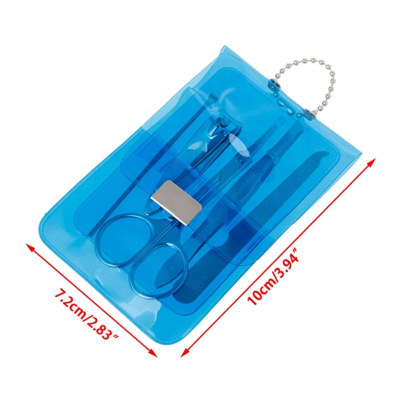 5 шт. Высококачественный портативный маникюрный и педикюрный набор ножницы