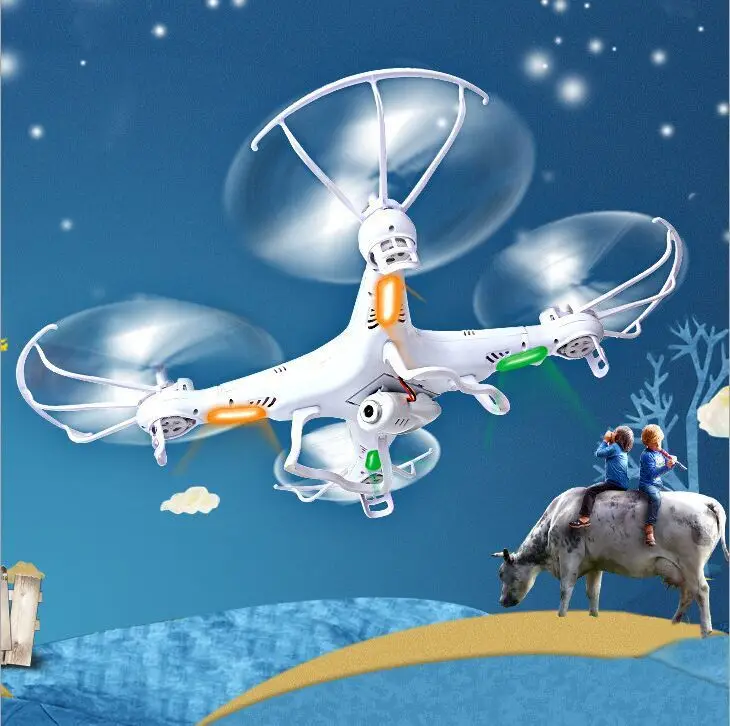 100% Оригинал SYMA X5C RC вертолет Дрон Квадрокоптер 2 4 ГГц 4CH 6 осей 2MP HD камера RTF