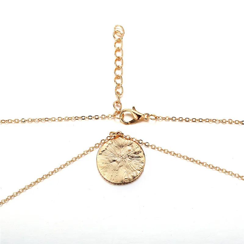 Простой кулон AY с гравировкой розы ожерелье для женщин модное женское яркие