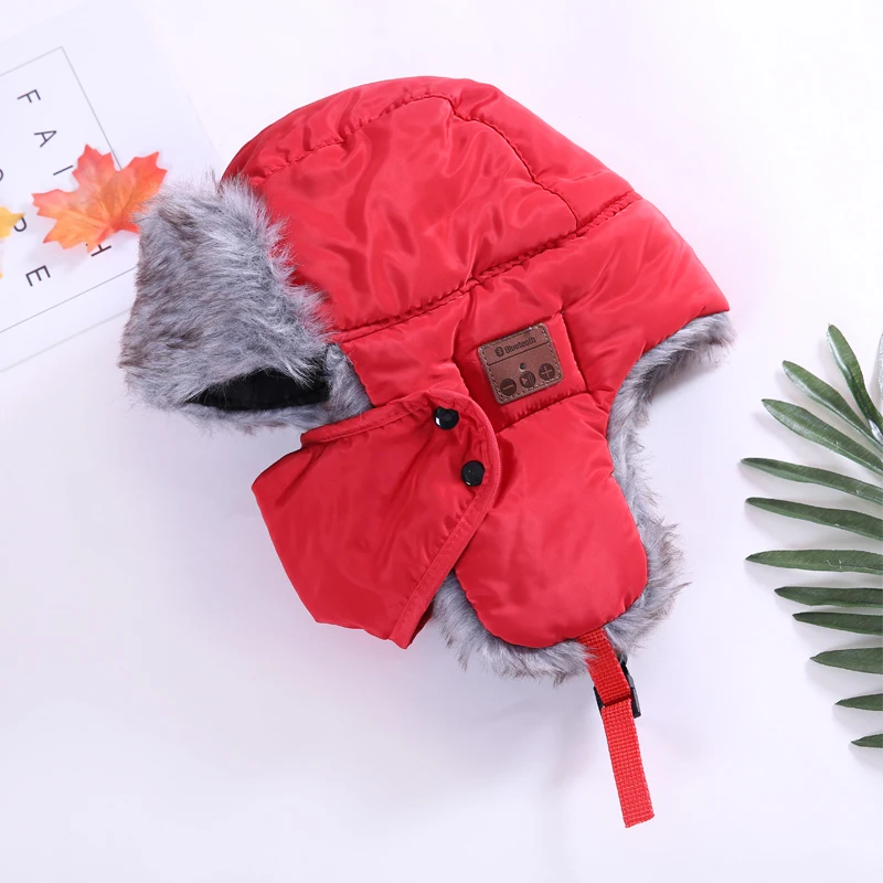 SENDEM M12 fashion fleece thick warm earmuffs wind cap bluetooth headphones winter ear protector windproof ski hat earphone | Электроника