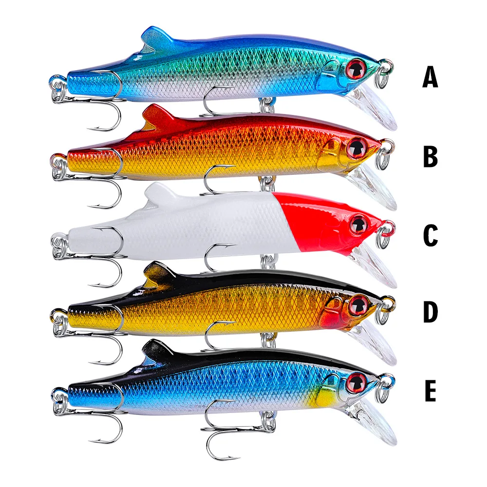 1PCS Fishing Lures Set Mixed Minnow Crank Bait Hard Carp Lure Kit Pesca Jig Hook | Спорт и развлечения