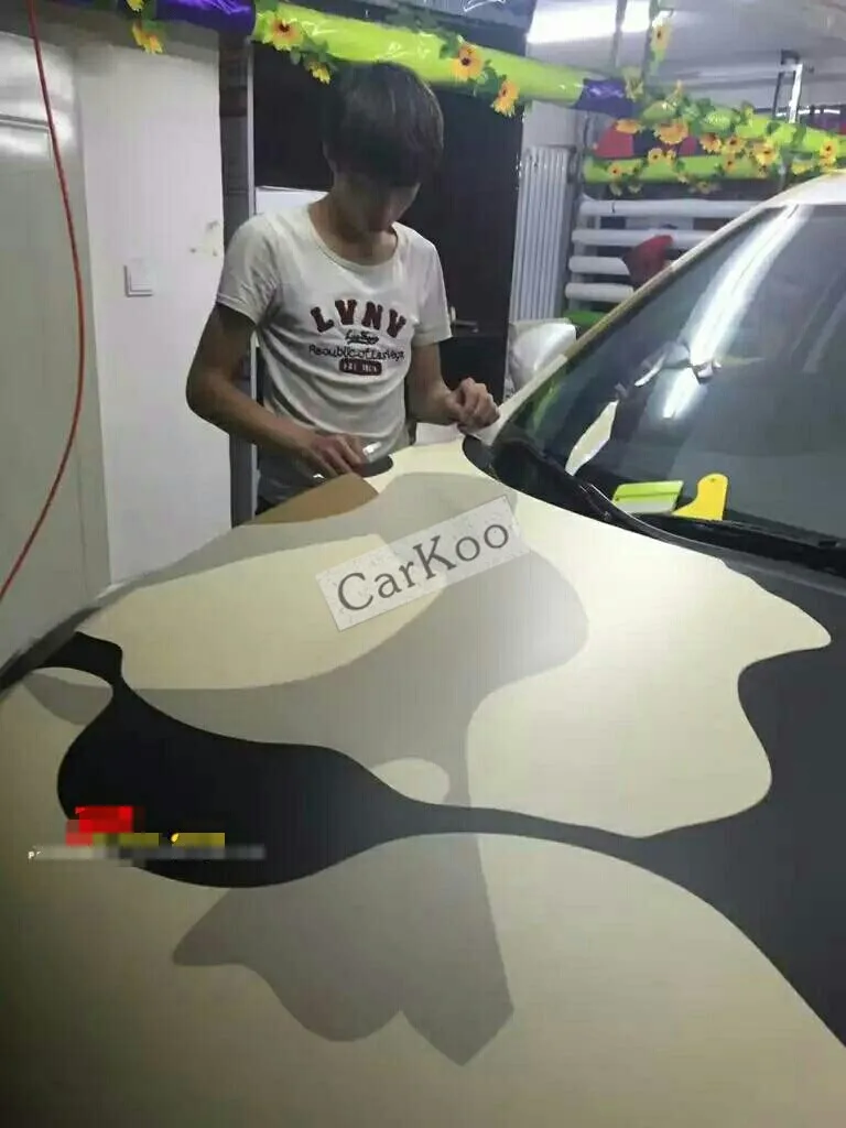 Большой Камуфляжный стикер для автомобиля на заказ виниловая пленка с защитой от