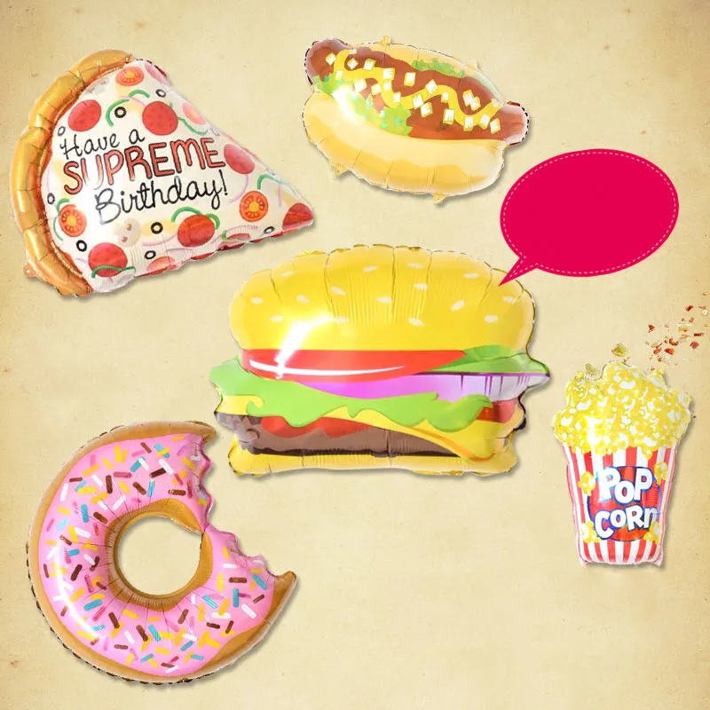 Горячая Распродажа 1 шт. строительные надувные шары в виде гамбургера хот дога