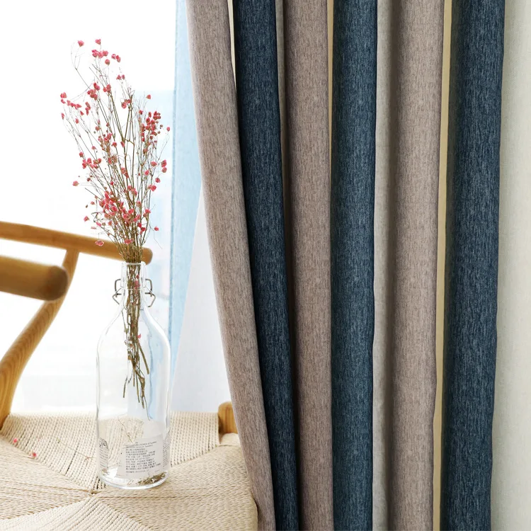 Синель жаккардовый занавес s для гостиной спальни Вертикальный бар Простой