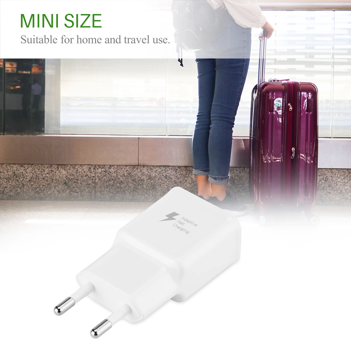 Адаптер для быстрой зарядки телефона QC 2 0 с вилкой Стандарта ЕС США + USB кабель Samsung