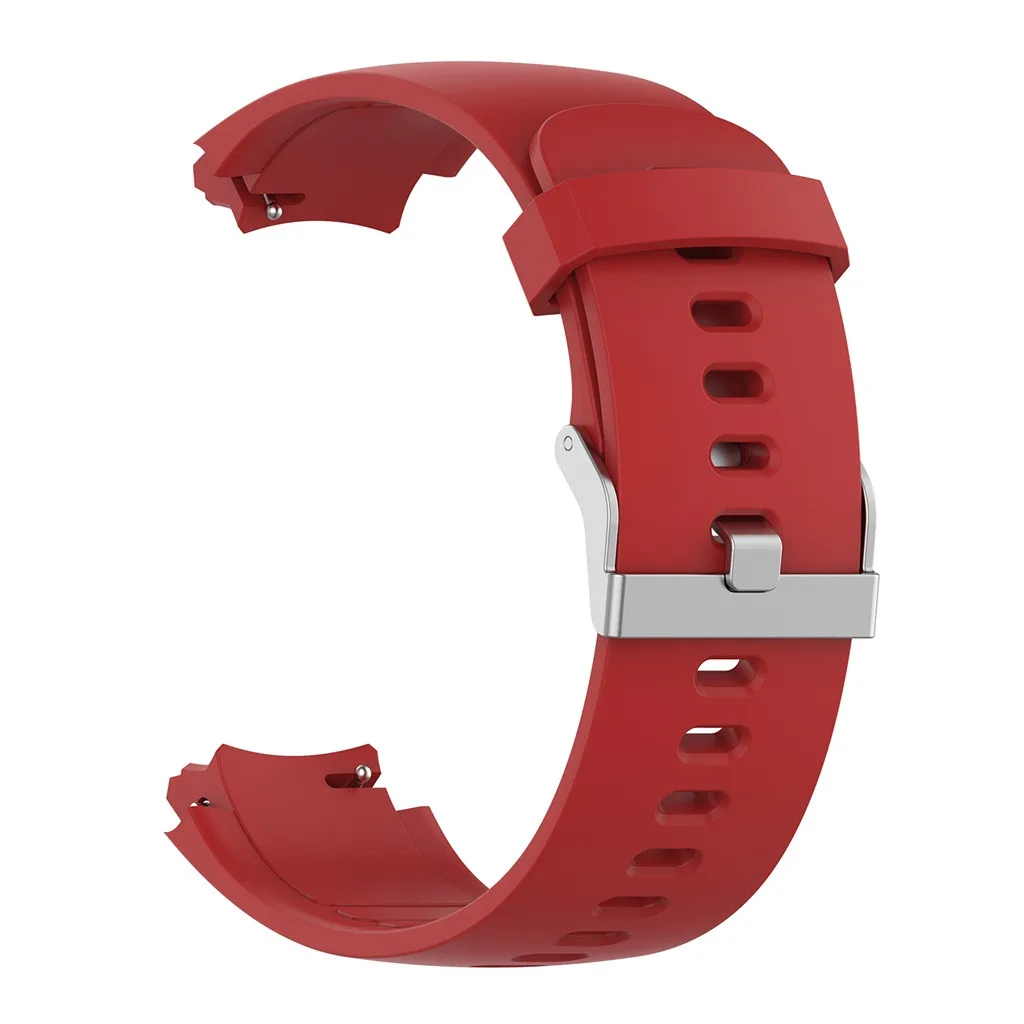 Red 42 мм спортивные силиконовые часы браслет ремни для Xiaomi Huami Amazfit Verge высокого качества Correa de reloj - Цвет: Red