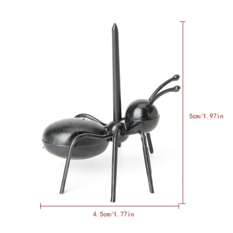 CARRYWON 12pcs/set Fruit Fork Reusable Cute Ant Tableware Multiple Use Mini Snack Cake Dessert Forks Kitchen Gadgets |