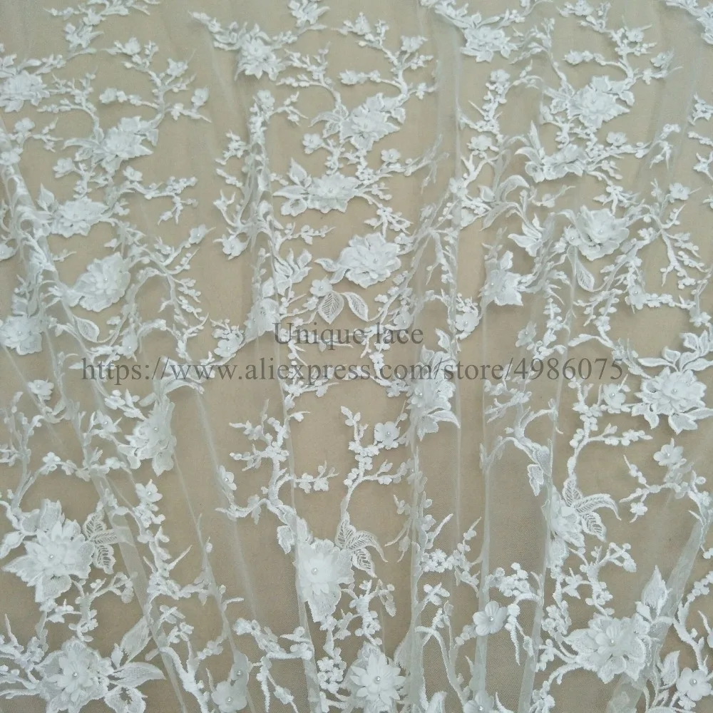 Alencon кружевное платье из тюля с 3d цветами и вышивкой|Кружево| |