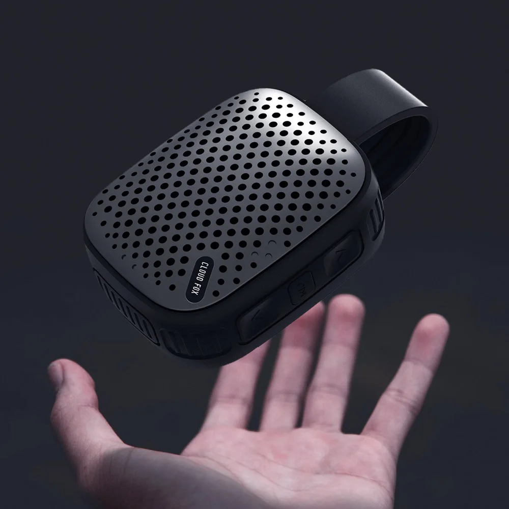 DOSS Мини Открытый Портативный беспроводной Bluetooth стерео динамик с крюком путешественника IPX4 водонепроницаемый пылезащитный Встроенный микрофон