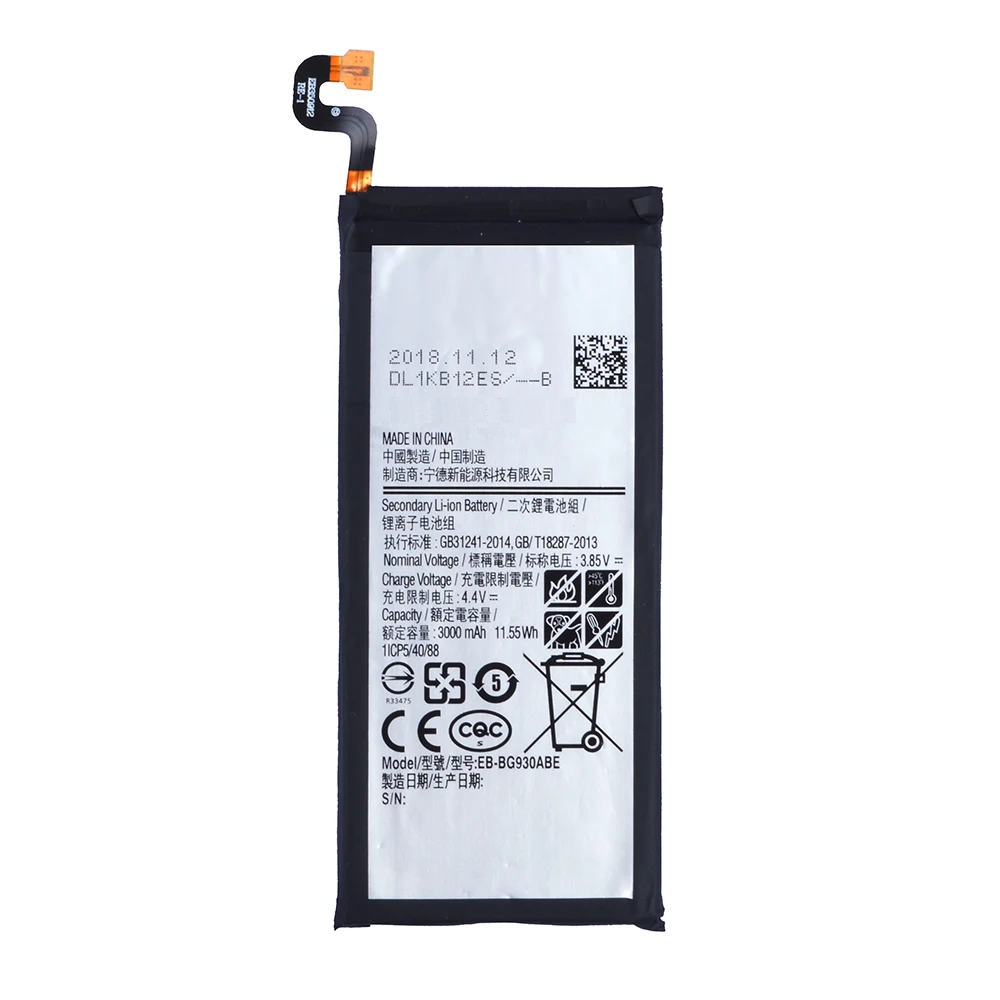 EB-BG930ABE Батарея для samsung Galaxy S7 SM-G930 G930A G930K G930F G930FD G930W8 G930R6 G930T 3000 мАч батареи сотового телефона