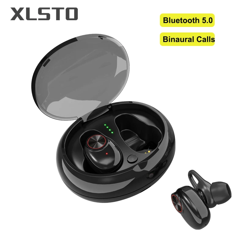 XLSTO Bluetooth 5 0 TWS бинауральные звонки наушники истинные мини беспроводные гарнитура