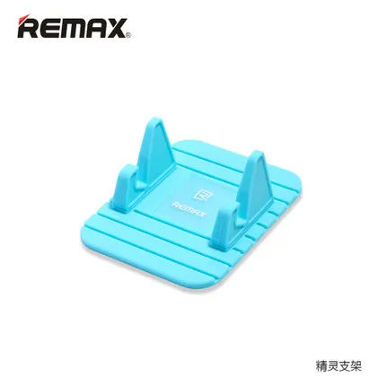 blue REMAX универсальный силиконовый Противоскользящий коврик автомобильный держатель приборной панели кронштейн подставка для мобильного телефона для iPhone X XR XS MAX samsung huawei gps - Цвет: blue
