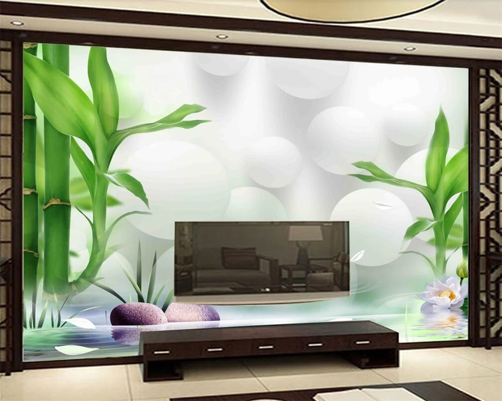 Beibehang カスタム壁紙 Hd 豊富な竹美しい 3d テレビの背景の壁リビングルームのベッドルームの背景の壁画 3d 壁紙 Deshevyj Magazin Xaynhamoi