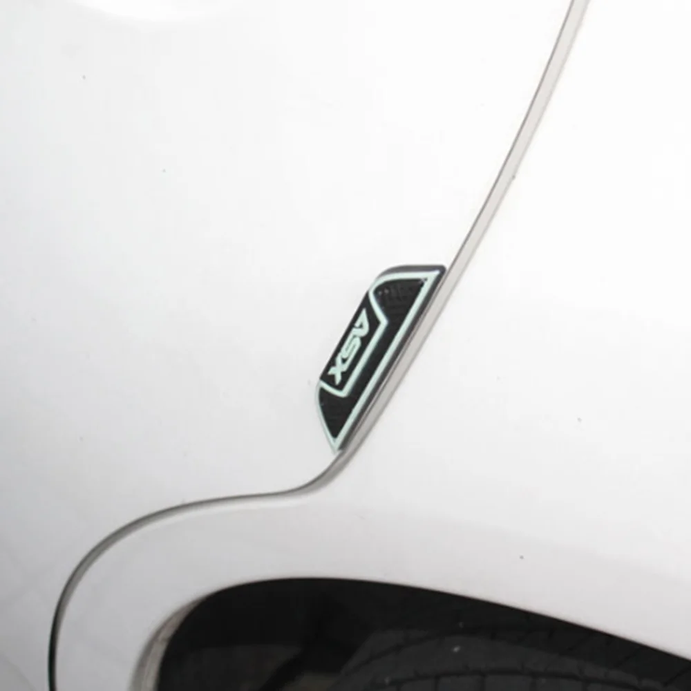 4 шт. наклейки для стайлинга автомобиля защита от столкновений полосы Mitsubishi ASX 2017