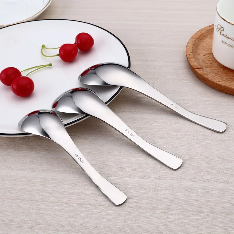 Настольная ложка SUS 304 18/8 из нержавеющей стали Дворцовая суповая утолщенная