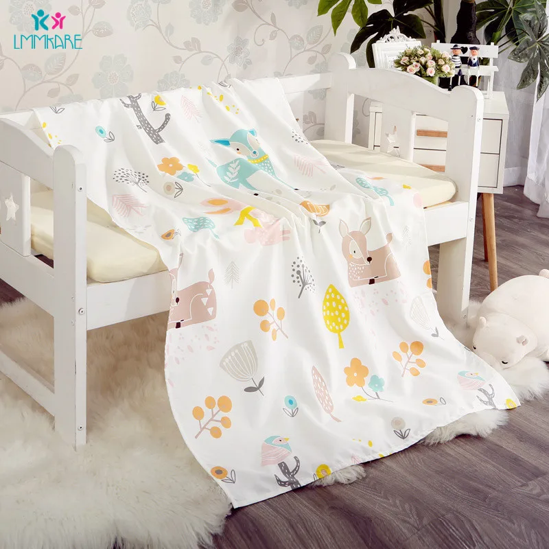 1pcs quilt cover Индивидуальное Мягкое хлопковое детское одеяло, чехол для младенцев, один пододеяльник 100*130 см, Комплект постельного белья с рисунком, 12 цветов - Цвет: 1pcs quilt cover
