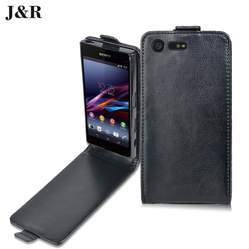 Для Sony Xperia X Compact Чехол Флип кожа задняя крышка для F5321 4.6 дюймов Вертикальный